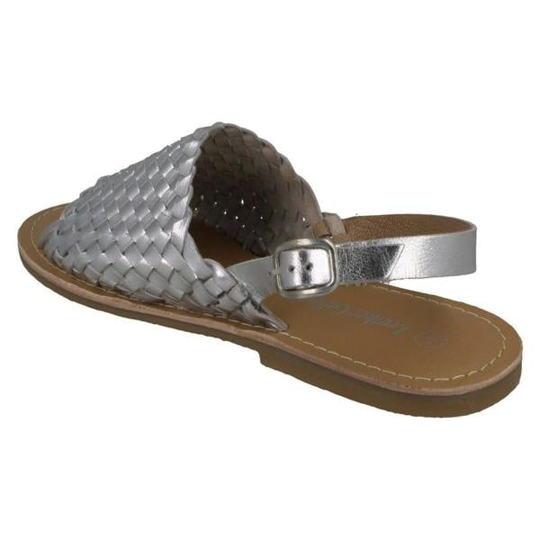 Leather Collection Ladies Leather Collection Weave Vamp Sandals F00188