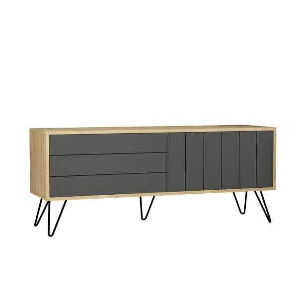 Decortie Picadilly Modern TV Unit Multimedia Centre Storage Cabinet 139cm for 55" TV