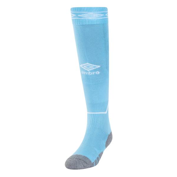 Umbro Childrens/Kids Diamond Football Socks - Sky Blue/White - 