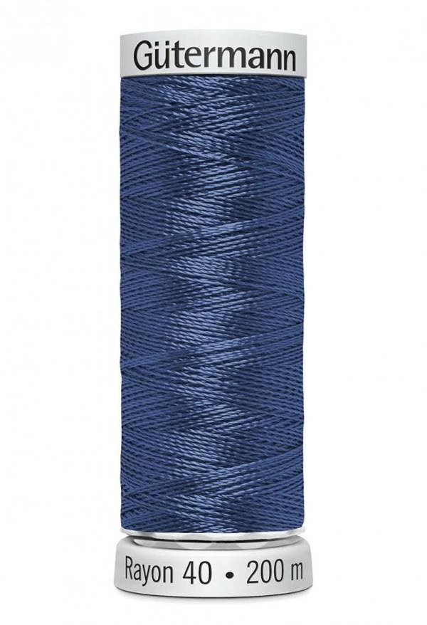 Gutermann No 40 Sulky Rayon Embroidery Thread 200m Rayon Thread Suitable For Embroidery