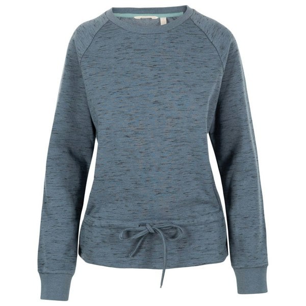 Trespass Women's Gretta Marl Round Neck Sweatshirt - Pewter