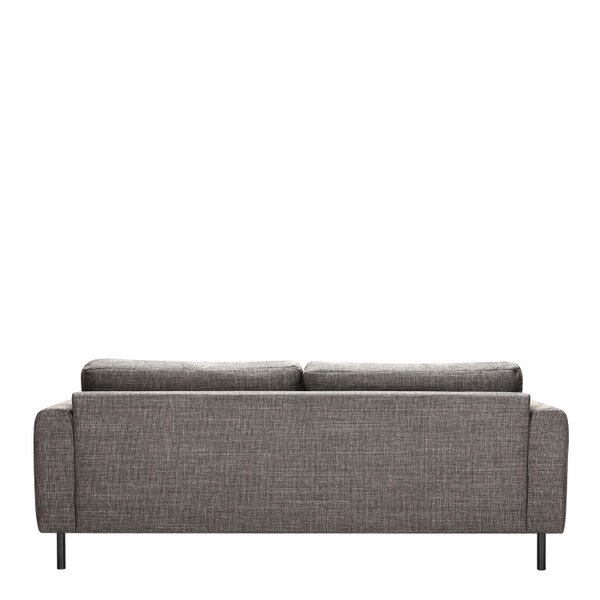 Wyld Haus Set of 2 San Sebastian 3 Seater Sofas Upholstered Light Grey Fabric