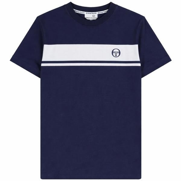 Sergio Tacchini Master T-Shirt Navy/White Tonal