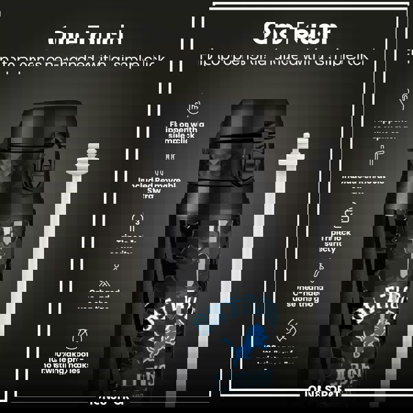 ION8 NFL x ION8 Insulated Steel Water Bottle, NFL Lions, 750ml (24oz)