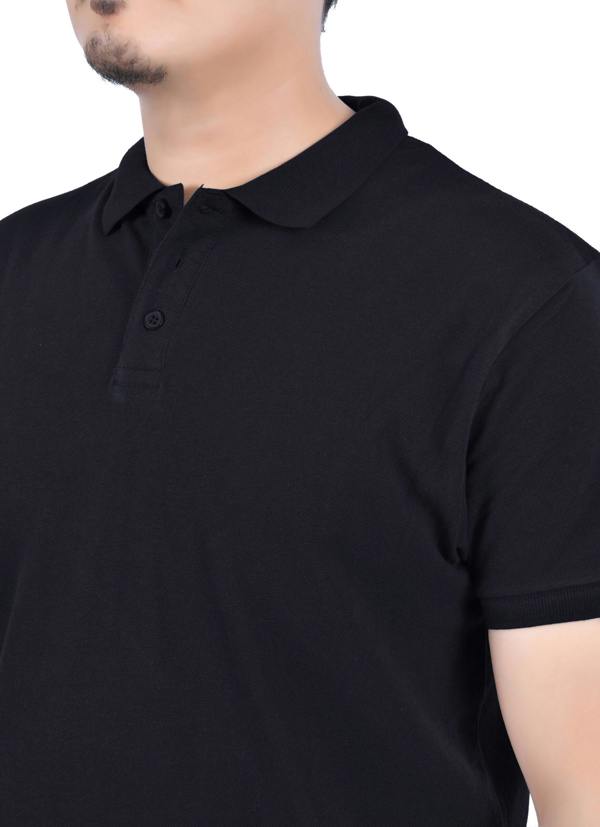 Smart Living Mens Classic Short Sleeve Polo Shirt - Black