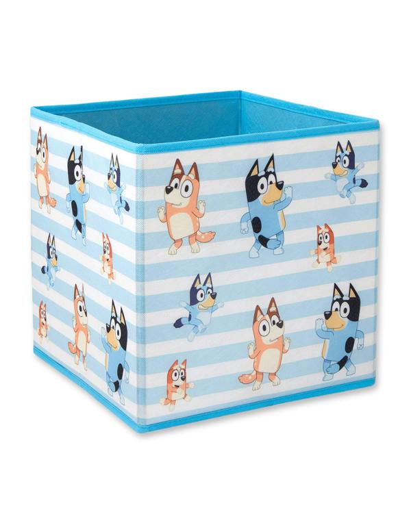 Bluey Unisex Kids Blue Multi Character Storage Cube Twin Pack (One Size)