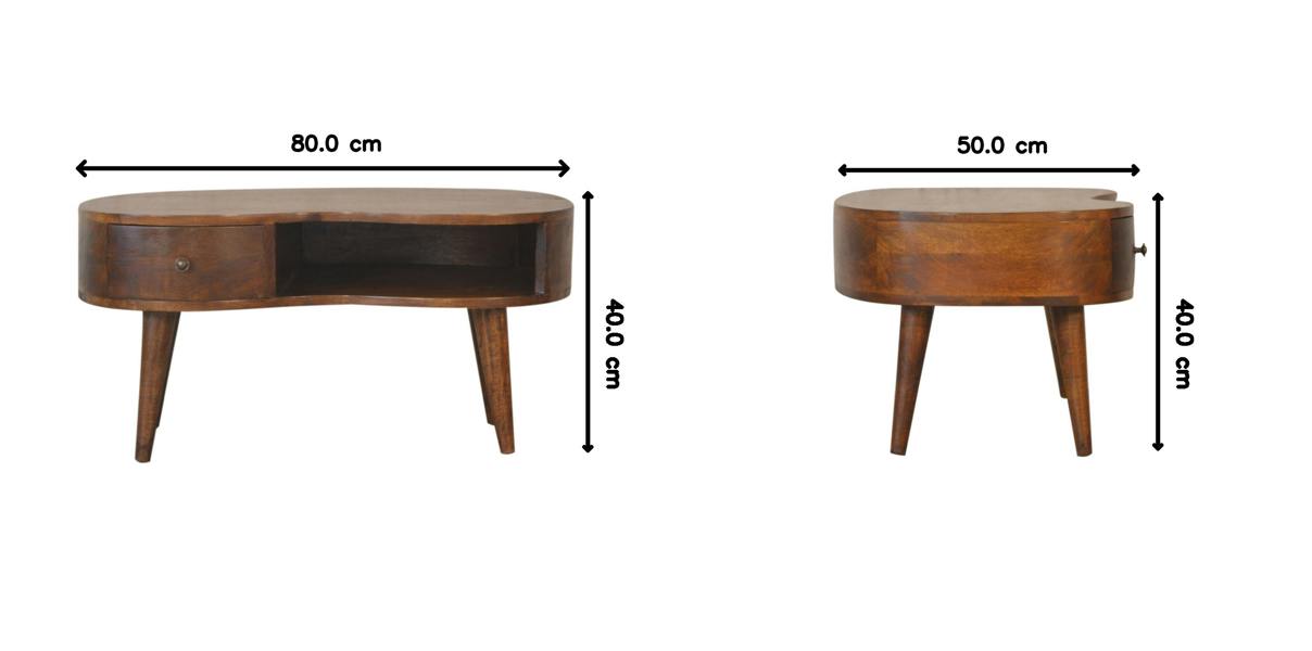 Artisan Furniture Chestnut Wave Coffee Table
