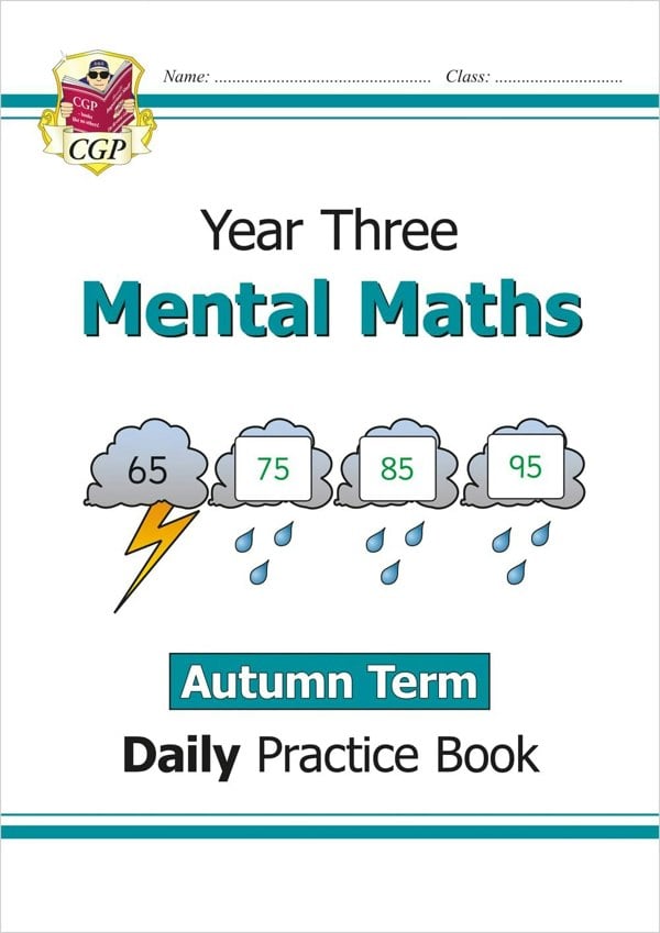 KS2 Year 3 Daily Practice Book Autumn Term 3 Books Collection Set: Maths, Mental Maths, Handwriting