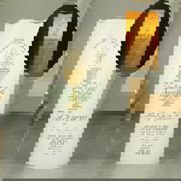 Personalised Memento Company Personalised First Holy Communion LED Candle