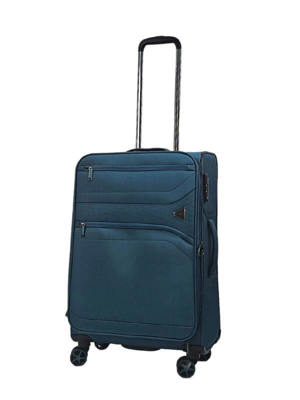 Snowball Lightweight Soft  Dual 4 Wheel Luggage Suitcases