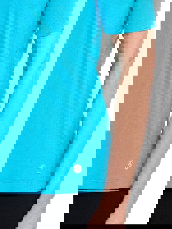 PennyPlain High Back Sweetheart Neck Top - Lagoon