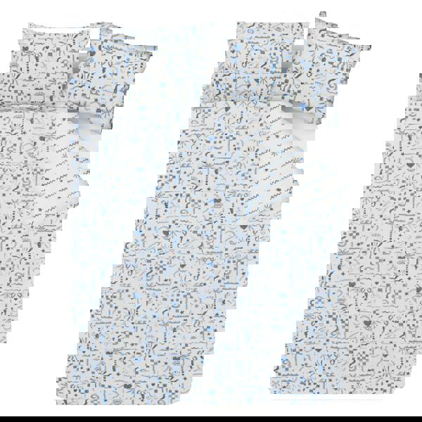 Smart Living Luxury Soft Reversible Holiday Postcard Duvet Cover & Pillowcases