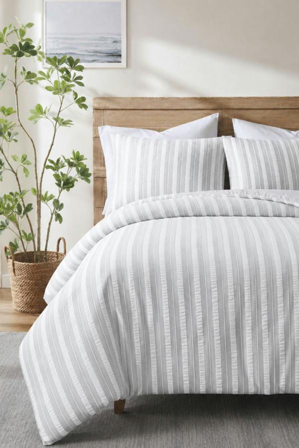 Ezysleep Woven Waffle Duvet Cover Set