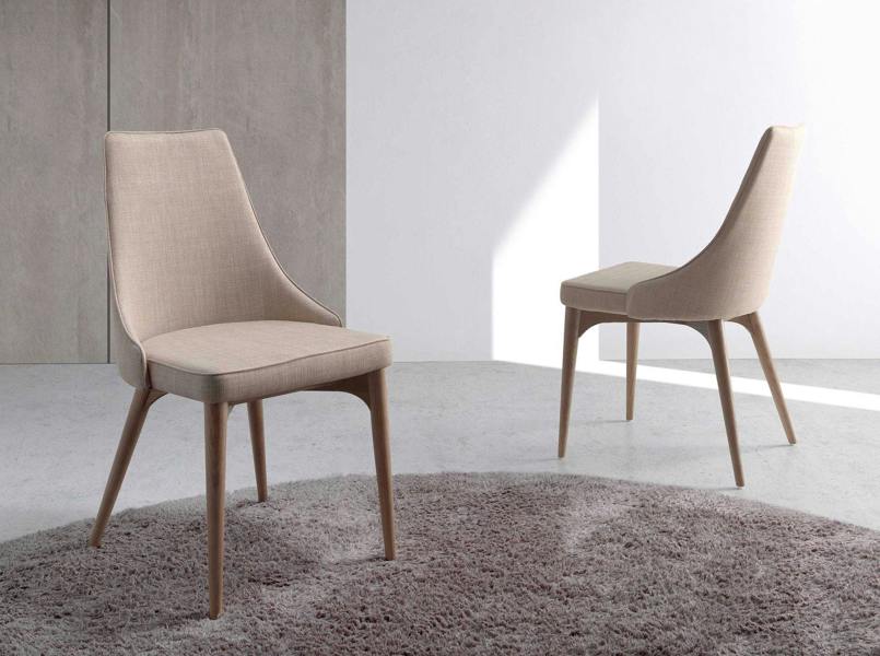 Angel Cerdá Brown Fabric Chair 4032