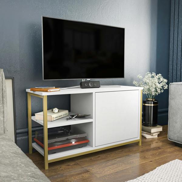 Decorotika Muskegon Modern Tv Stand TV Cabinet for TV's up to 41"