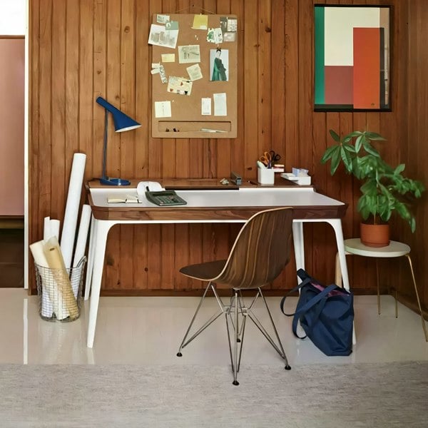Brannan Office Desk, Wood-Weilai Concept-Weilai Concept