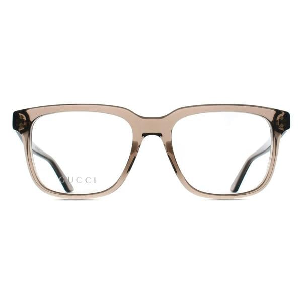 Gucci Glasses Frames GG2131O 007 Transparent Brown Men