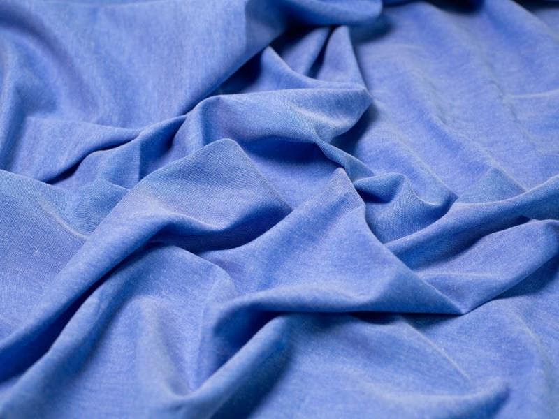 Minerva Core Range Polycotton Chambray Fabric - Plain Design Dressmaking Fabric, 144 cm / 57" Wide - per metre