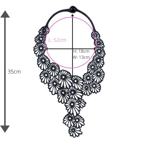 Paguro Daisy Statement Inner Tube Necklace