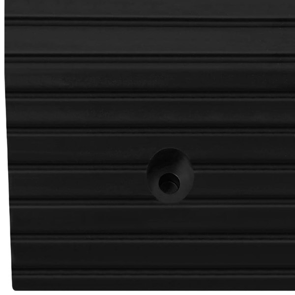 Berkfield Bridge Threshold Ramps 3 pcs 49x40x8 cm Rubber