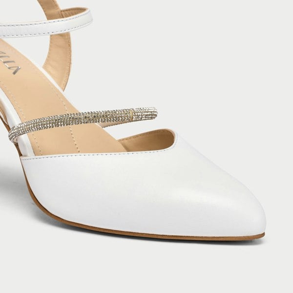 Calla Sienna Shoes  - White Leather