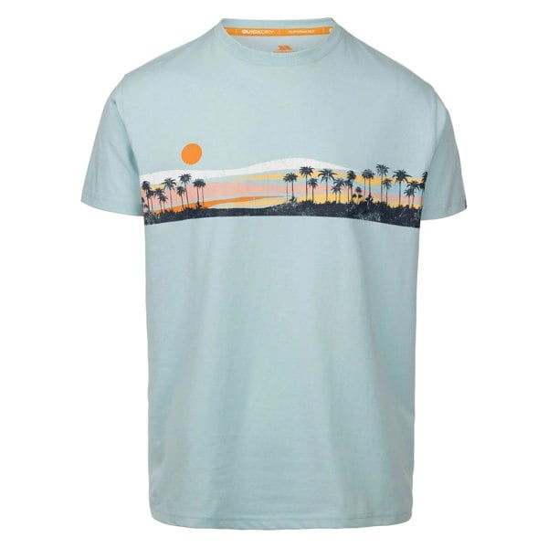 Trespass Mens Printed Casual T-Shirt - Seafoam Marl