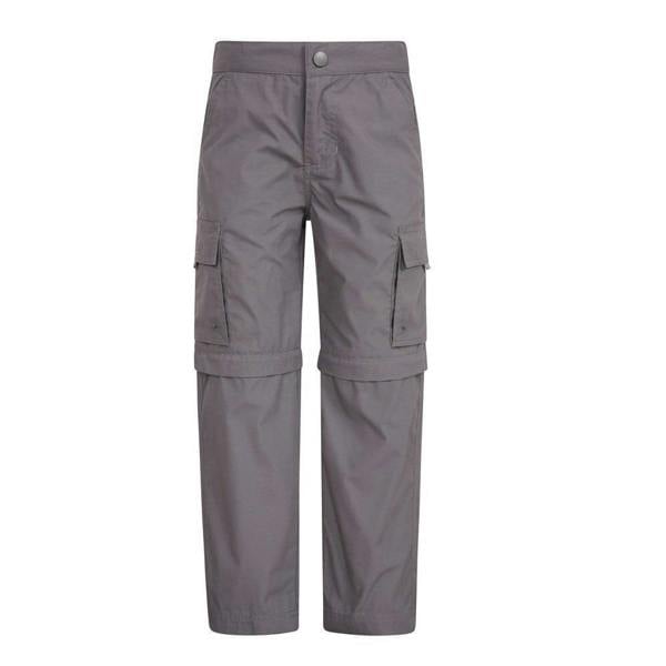 Mountain Warehouse Childrens/Kids Convertible Active Trousers - Dark Grey - 