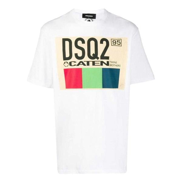 DSquared2 Unisex Adult Caten Logo T-Shirt - White