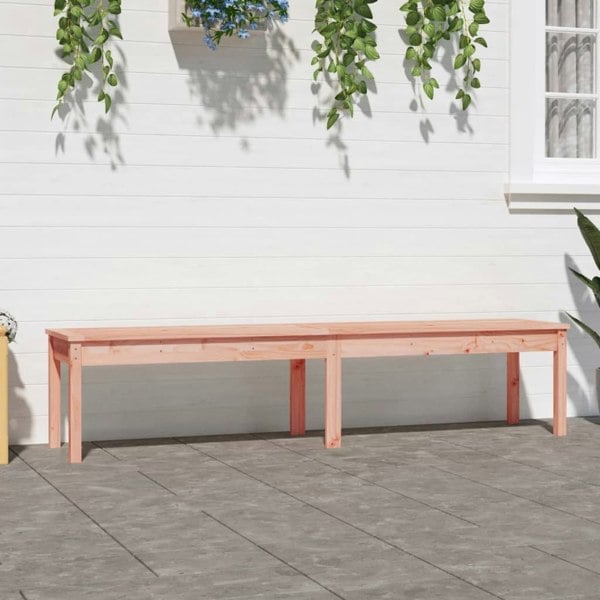 Berkfield 2-Seater Garden Bench 203.5x44x45 cm Solid Wood Douglas