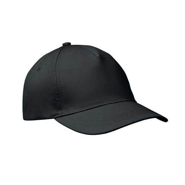 MidOcean Buzz 5 Panel Baseball Cap - Black - 