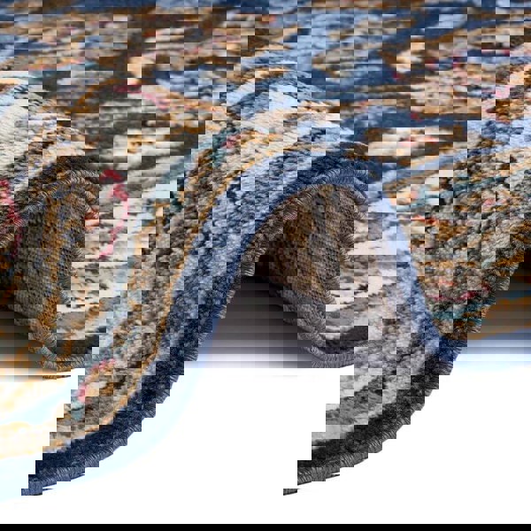 Oriental Short Pile Rug Reni Luxor Vintage Design