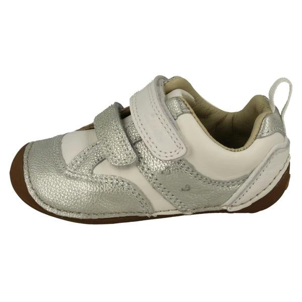 Clarks Childrens Clarks Casual Hook And Loop Strap Shoes Tiny Sky T