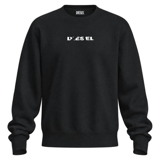 Diesel S-Gir 250238 Off Black Men's Crewnceck Jumper