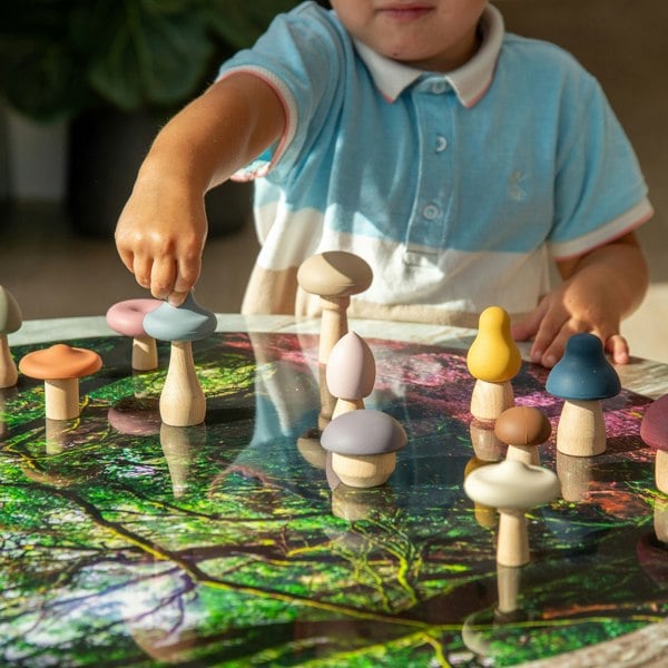 tickit SiliSoft® Woodland Mushroom Set (Earth)