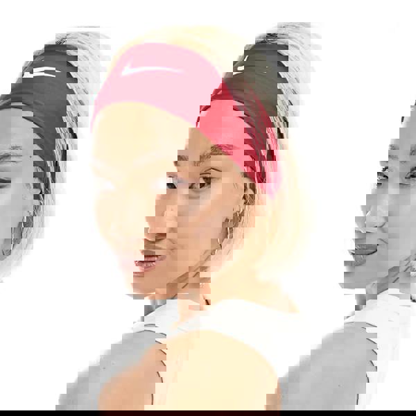 Nike Dri-FIT Headband - Red/White - 