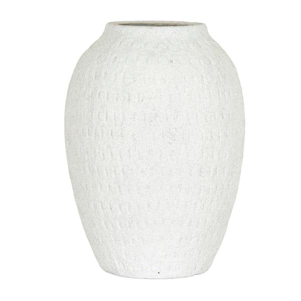 Hill Interiors Ashen Tall Vase - White - 