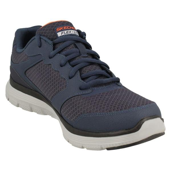 Skechers Mens Skechers Air Cooled Memory Foam Trainers Flex Advantage /232225