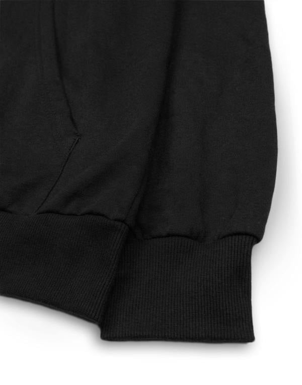 Wednesday Womens Black Purple Logo Hoodie