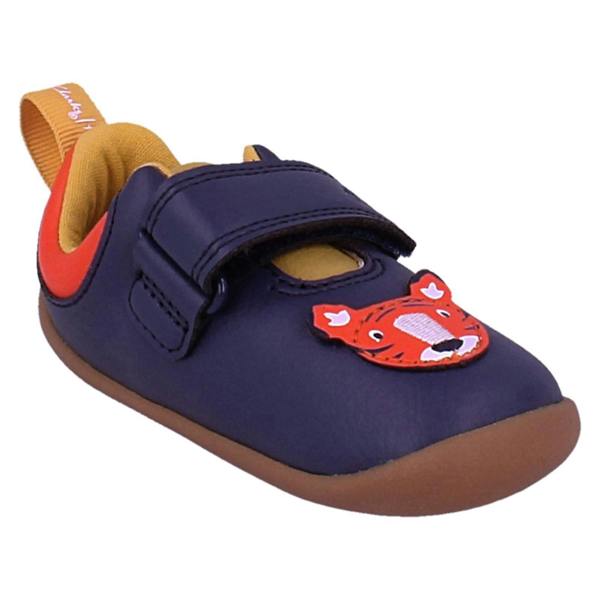Clarks Boys Clarks Frugi Tiger Design Casual Shoes Roamer Safari