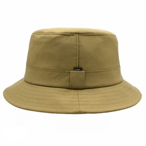 Heather Hats & Accessories Water And Sun Resistant Cotton Bucket Hat, Cotton Lining, Outdoor Wear, Desert Sand