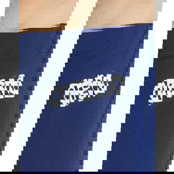 Navy Arena team solid swim jammer with white logo