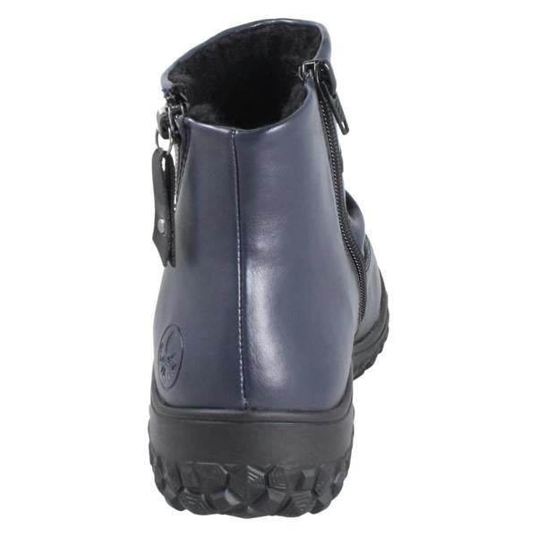 Rieker Ladies Rieker Zip Up Wide Fitting Boots 59585
