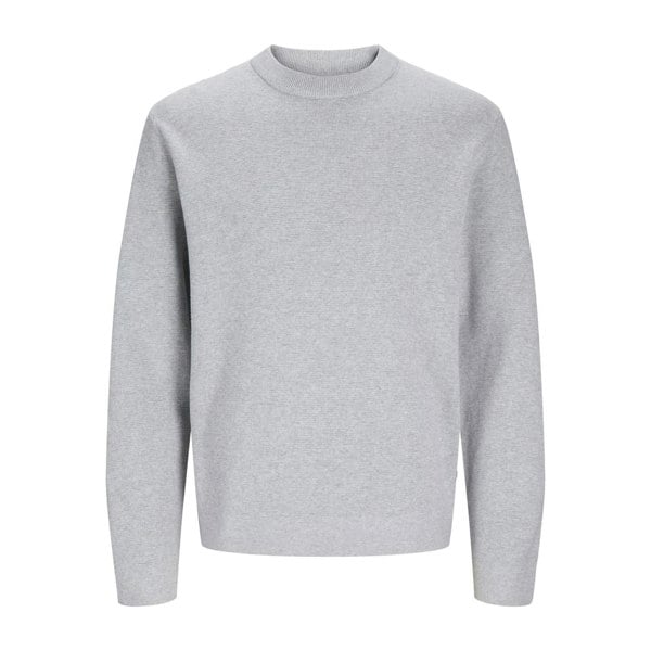 Jack & Jones Milano Stitch Cotton Men's Sweatshirt - Grey