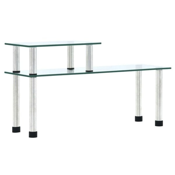 Berkfield Kitchen Shelf Transparent 45x16x26 cm Tempered Glass