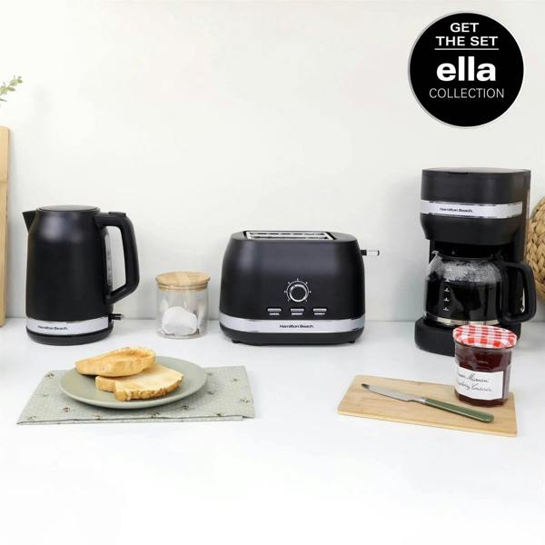 Hamilton Beach Ella 1.7L Kettle - Matte Black