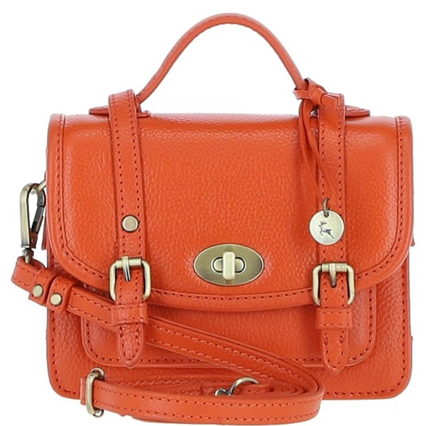 Stylish Real Leather Small Satchel Bag: y-61