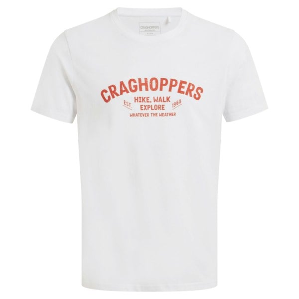 Craghoppers Mens Lucent Whatever The Weather Short-Sleeved T-Shirt - Optic White