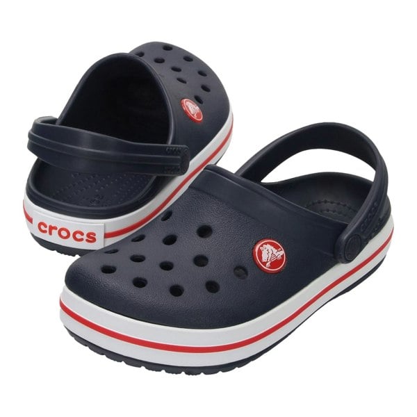 Crocs Crocband Thermoplastic Navy / Red Loafers