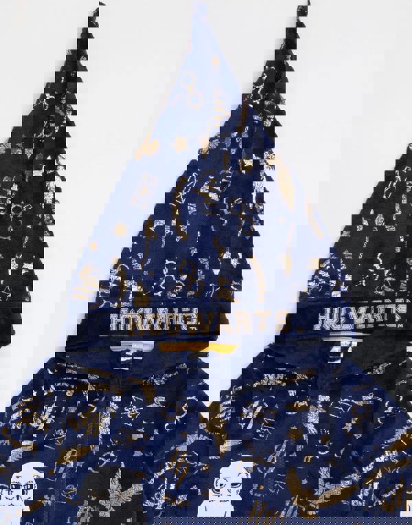 Harry Potter Girls Blue Hedwig Applique Onesie