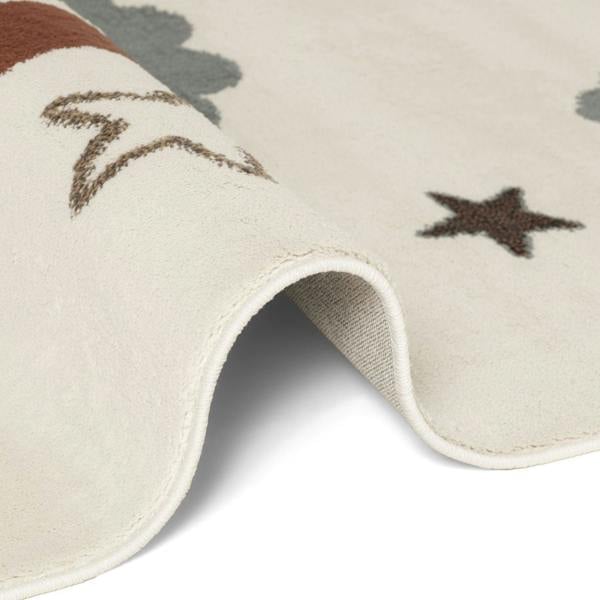 Adventures Kids Rug Dreamy Jumbo Cream Sound-absorbing Fun design rug